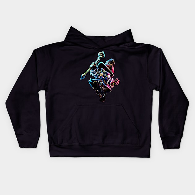 Soul of black mage Kids Hoodie by San Creative